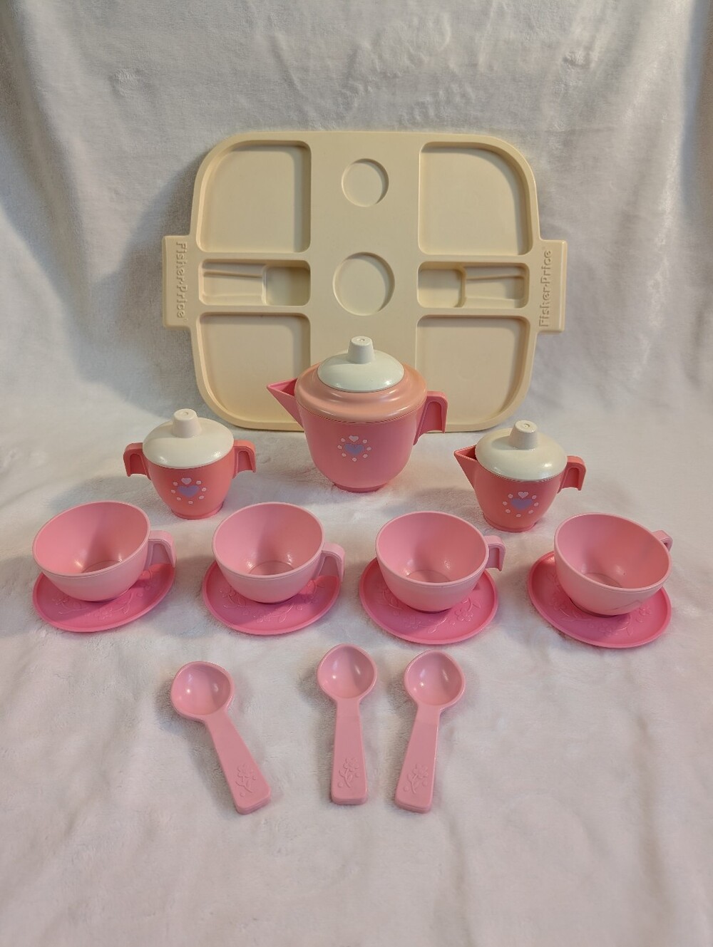 Vintage Fisher Price Tea Set, 1982